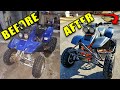 Turning a Plain Yamaha Warrior 350 into a Handling Monster!