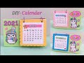 How to make calendar at home  diy calendar 2021  paper calendar ideas  art and craft with paper