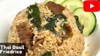 HOW TO MAKE THAI BASIL FRIEDRICE | Restaurant style