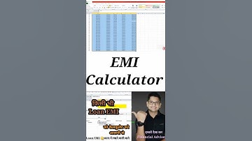 EMI Calculator | Advance Calculator 2022 with Excel | Loan EMI Calculator #ffinancial_talks