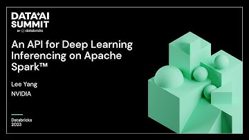 An API for Deep Learning Inferencing on Apache Spark™
