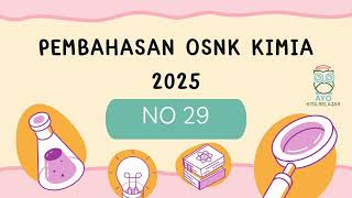 Discussion of 2025 OSNK Chemistry Question No. 29