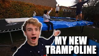 I GOT THE BEST BACKYARD TRAMPOLINE! (QUADS!)
