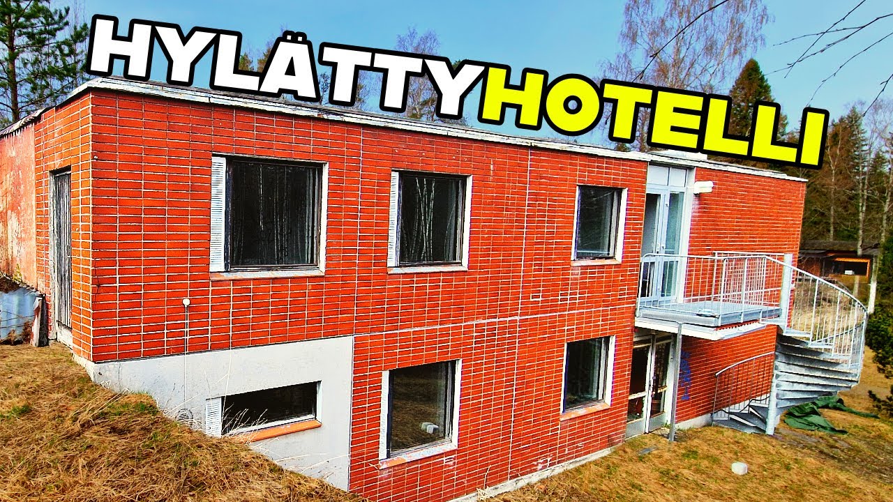 Hylätty Hotelli Eurooppa4, joka paloi 1995