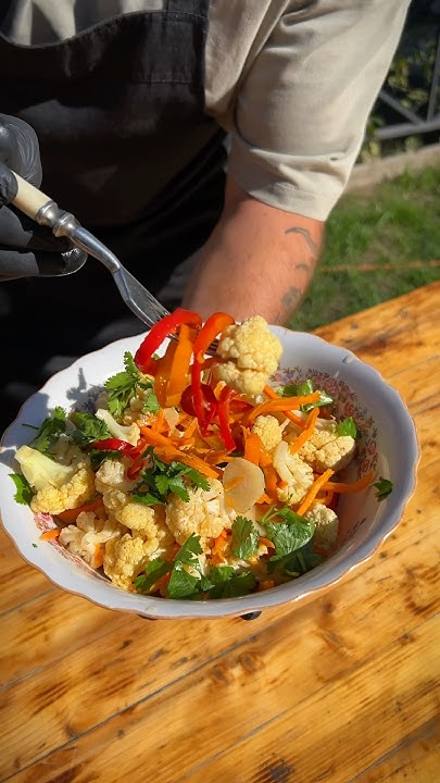 Цветная капуста по-корейски #food #foodрецепт #рецепты - YouTube