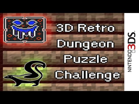 3D Retro Dungeon Puzzle Challenge Gameplay Nintendo 3DS