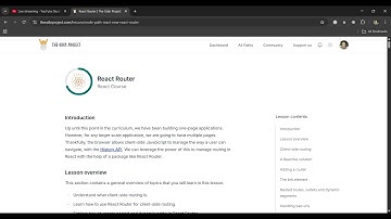 Day 49 - React Router ( Day 2 )  |  The Odin Project