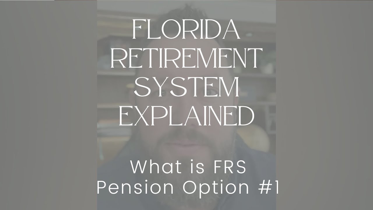 Option 1 for FRS Pension – A Brief Financial Overview