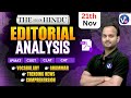 The Hindu Editorial Analysis | 21 November 2025 | The Hindu Vocab, Reading, Grammar | by Sanjeev Sir