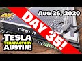 Tesla Gigafactory Austin 4K 8/26/20 - Tesla Terafactory Austin Texas - Time-Lapse - Progress Update!