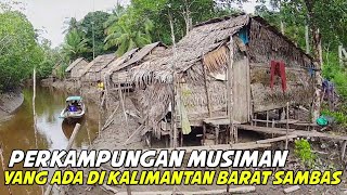 perkampungan musiman di Sambas Kalimantan barat