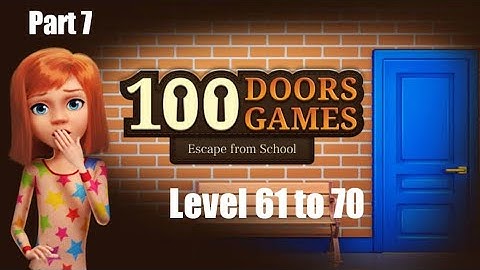 100 Door games Escape from school level 61 to 70 #100dooorgamesescapefromschool