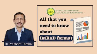 Celebrity What is IMRaD Format? | Dr. Prashant Tamboli Net Worth