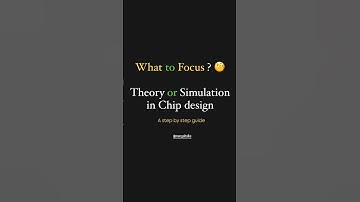 Learning Chip design? 👆Check this out! #vlsi #chipdesign
