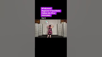 Pt3 Poi Beginner Transitions Follow the Flow 20251001 #poi #PoiSpinning #PoiDance #PoiTutorial