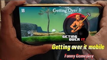 Getting over it mobile funny Gameplay Ep:-1 | Getting over it | EviLsmoKer