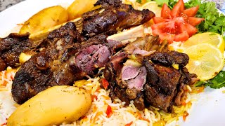 حنيذ لحم يمني بالقصدير طري جداً ولذيذ للعيد والمناسبات /The best Yemeni heneeth