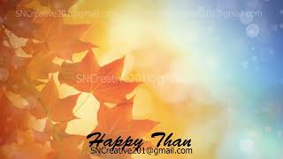 Thanksgiving Set 01 - Virtual Green Screen Background Loop