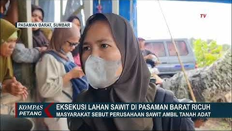 Eksekusi Lahan Sawit di Pasaman Barat Ricuh, Warga Sebut PT PHP Ambil Tanah Adat