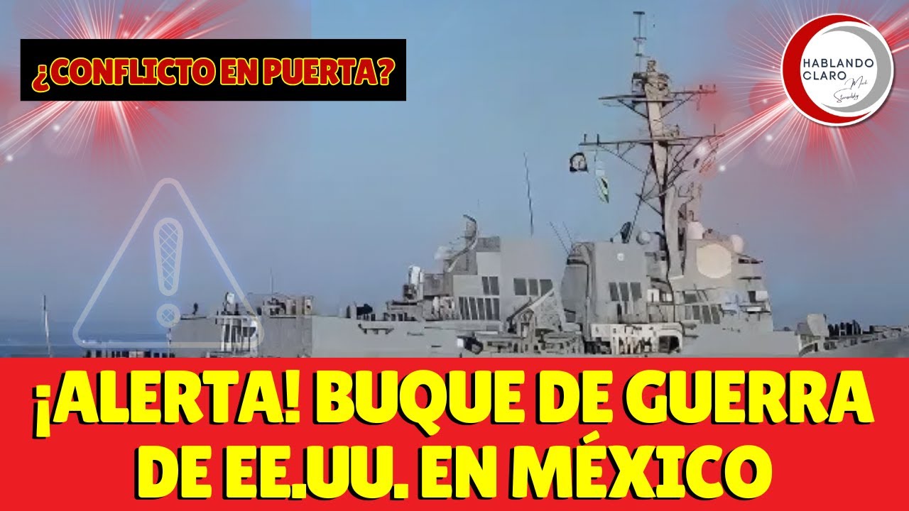 ⁣¡ALERTA! BUQUE DE GUERRA DE EE.UU. EN EL GOLFO DE MÉXICO | USS GRAVELY | ÚLTIMA HORA