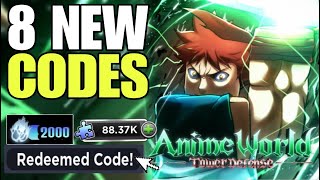 *NEW* ANIME WORLD TOWER DEFENSE CODES 2024 APRIL | AWTD ROBLOX CODES | ATWD CODE