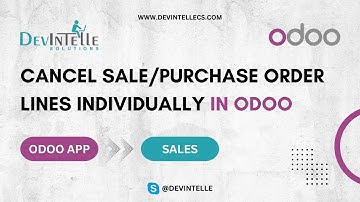 How To Manage Cancel Sale/Purchase Order Lines individually In Odoo