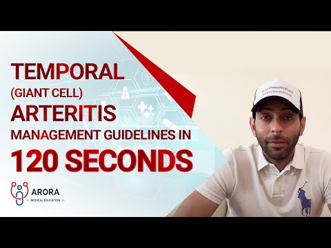 Temporal (Giant Cell) Arteritis Management guidelines in 120 seconds