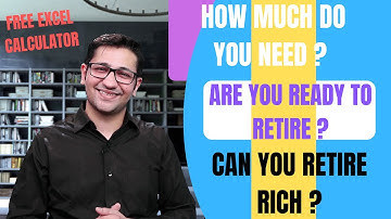 How much you should save for Retirement in 2019? | Can you Retire Rich?(Free Excel Calculator)