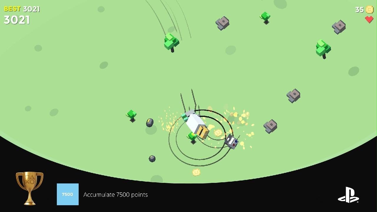 Do Not Crash ~ Accumulate 7500 points Trophy