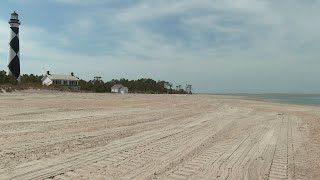 Dredging project creates more beach space at Cape Lookout