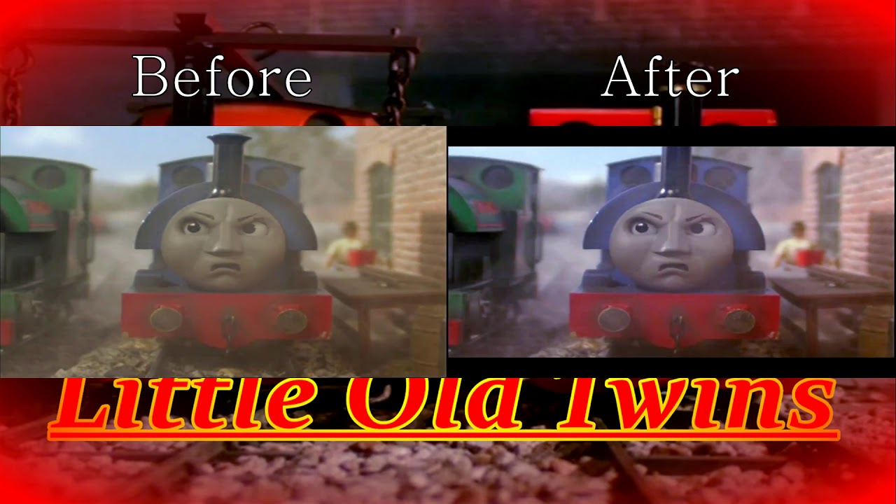 Comparison: 'Little Old Twins' - Before and After Visual Effects