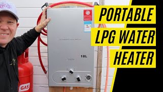 Portable LPG Water Heater review 36Kw 18ltr/min