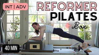 Pilates Reformer Workout + BOX | Int / Advanced Level | 40 Min | INNER THIGHS, ABS, GLUTES & More! screenshot 3