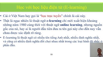 Tìm hiểu về dạy học trực tuyến e-Learning