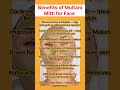 BENEFITS OF MULTANI MITTI #multanimittikefayde #glowingskin #ytshorts