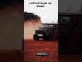 I will not forget my dream