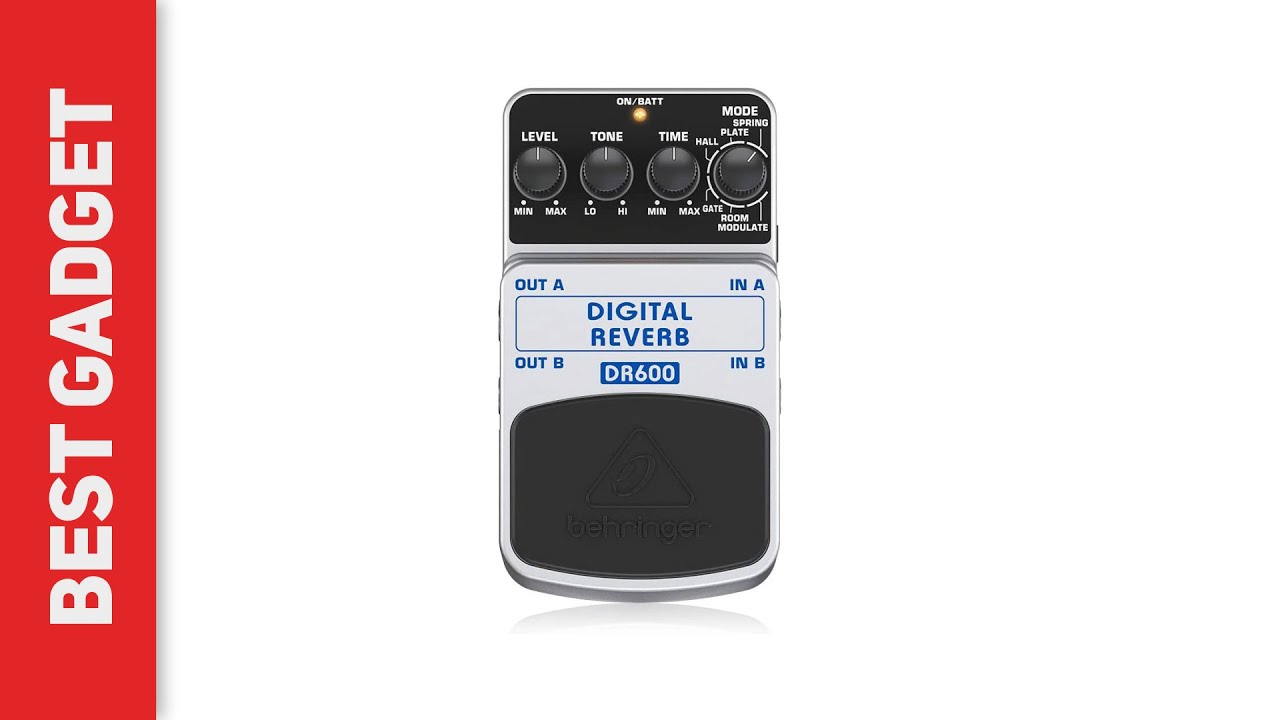 Behringer DR600 Best Reverb Pedals Review YouTube