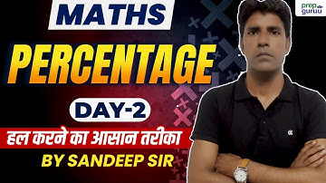 CUET 2024 | Quantitative Aptitude | Percentage & Percentage Table & Basic Concept Class 2