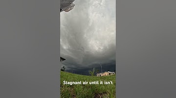 A developing super cell thunderstorm #timelapse #weather #nature
