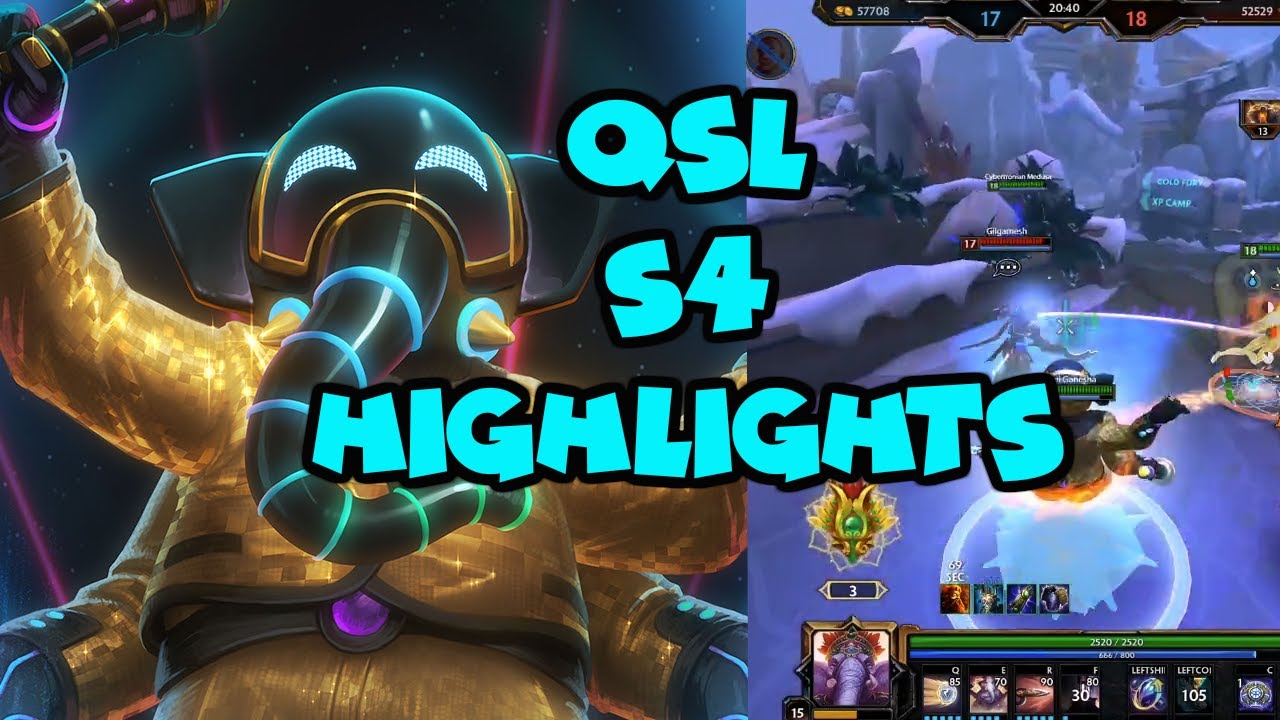 Some QSL Season 4 Highlights! - Smite