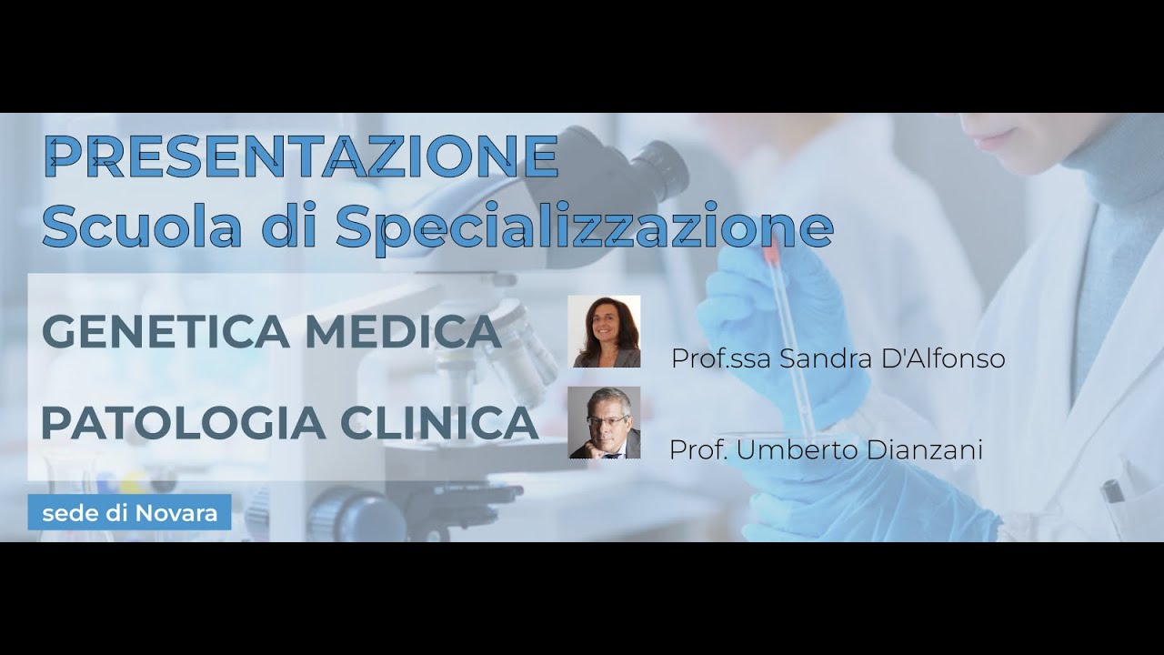 SEMINARIO - Presentazione della Scuola di Specializzazione di Genetica
