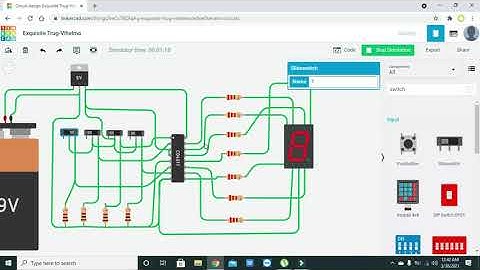 bcd to seven segment conversion in tinkercad | bcd to seven segment encdoer in tinkercad
