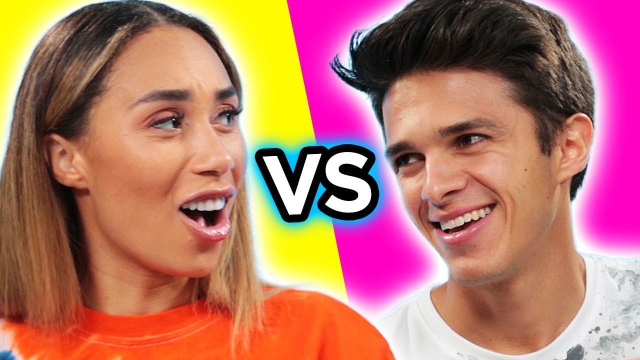 Brent Rivera VS Eva Gutowski - CRAZY CHALLENGE COMPILATION