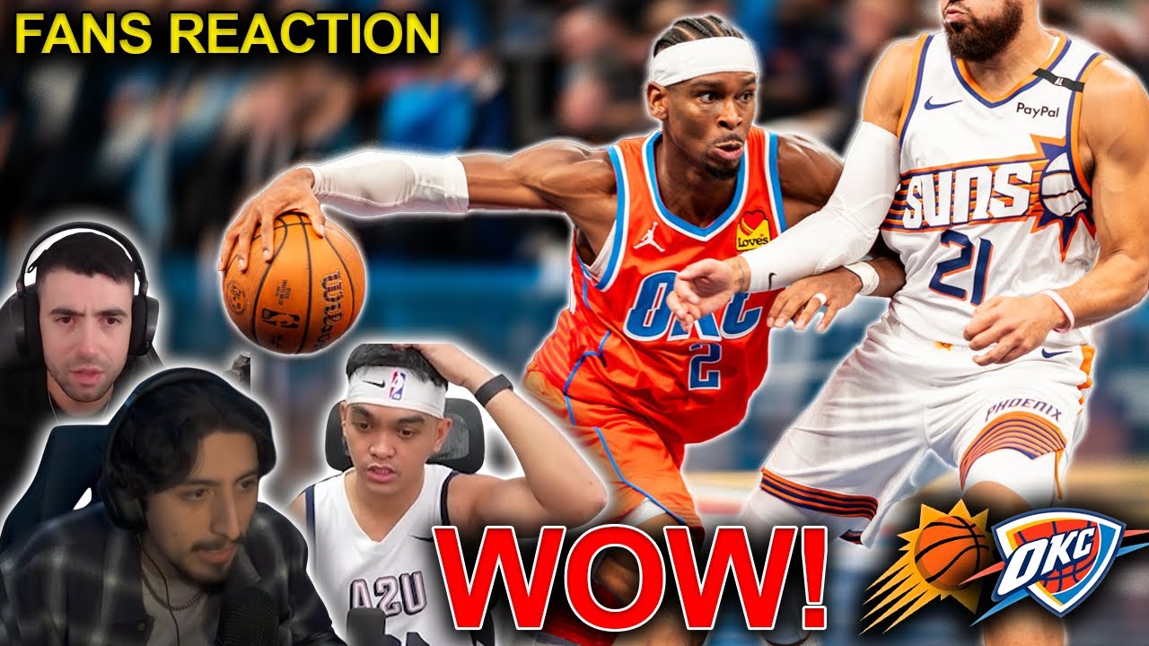 NBA fans reaction to the Thunder blowing out the Suns – NBA Cup