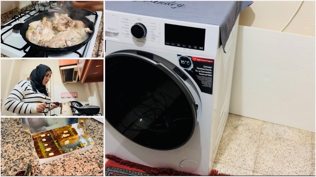 ANNEM ÇAMAŞIR MAKİNESİ ALDI-Bİ YAPLAR DENENSİN BAKALIM-İFTAR MENÜMÜZ