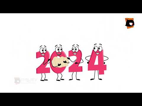 Wish You HAPPY NEW YEAR 2024 | Animated Video | Prayan Animation Studio