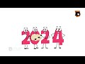 Wish you happy new year 2024  animated  prayan animation studio