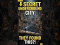 The Underground City That Hid 20,000 People 😱🏙️ #shorts