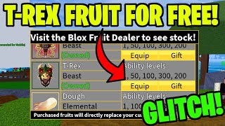 HOW TO GET T-REX FRUIT IN BLOX FRUITS FOR FREE!
