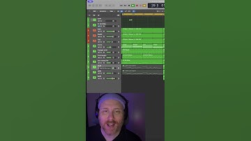 Starting a Synthwave groove in Logic Pro 1/2 - Watch the elements 🎶 #shorts